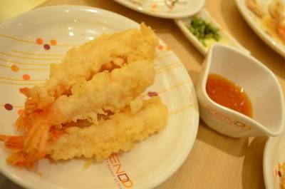 กุ้งเทมปุระ ที่ ร้านอาหาร Zendo Central Bangna