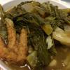 จับฉ่าย มีซ่งตีงไก่ล่วย ที่ ร้านอาหาร หัวปลาหม้อไฟ เทียน เทียน