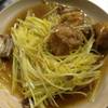 ผัดกุ๋ยช่ายขาว เต้าหู้ทอด หมูกรอบ at ข้าวต้มเป็ดเจ๊โอว