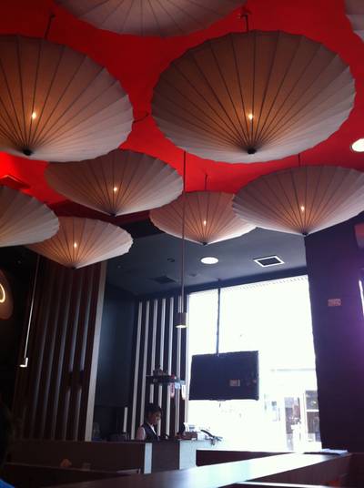 การตกแต่ง ที่ ร้านอาหาร Kasa Japanese restaurant The Circle
