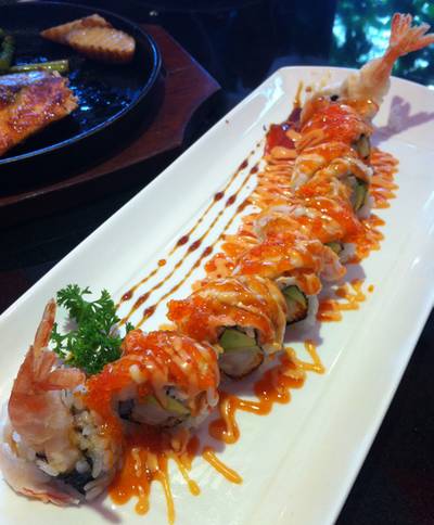 Jackie Sushi Roll ที่ ร้านอาหาร Kasa Japanese restaurant The Circle