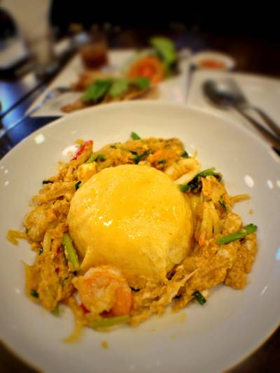 ข้าวไข่ข้นฯ ที่ ร้านอาหาร My Cafe The Library