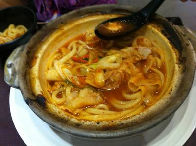 กิมจิ อุด้ง รสแซ่บ ที่ ร้านอาหาร Kazokutei Japanese Udon & Soba Central พระราม 3