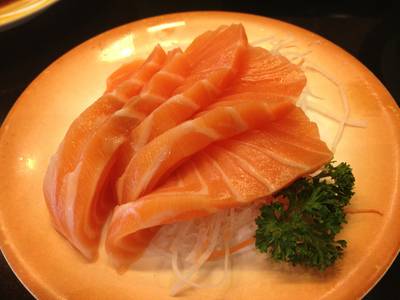 ซาซิมิ ที่ ร้านอาหาร Heiroku Sushi เซ็นทรัลแจ้งวัฒนะ