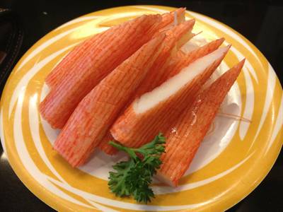 ปูอัด ที่ ร้านอาหาร Heiroku Sushi เซ็นทรัลแจ้งวัฒนะ