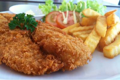 Fried fish steak  ที่ ร้านอาหาร The Butterhead