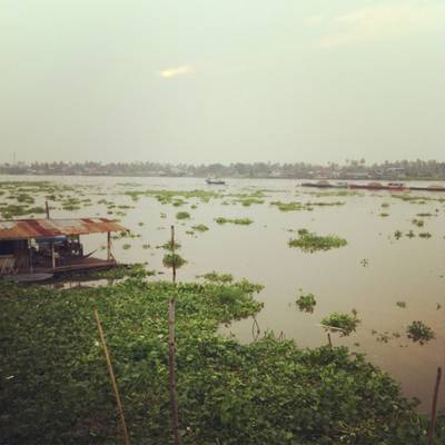 วิวจากชั้น 2 ที่ ร้านอาหาร บ้านระเบียงน้ำ