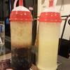 ซอสที่ทางร้านทำเอง มี2ขวด แยกไว้ให้เลือกใส่เอง ที่ ร้านอาหาร My Home