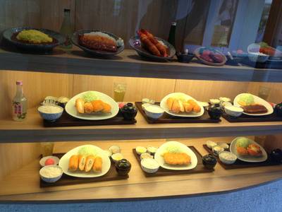 Model หน้าร้าน ที่ ร้านอาหาร Katsu King K-Village