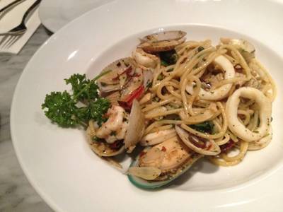 spaghetti ขี้เมาทะเล ที่ ร้านอาหาร Moom Muum Park Terminal 21