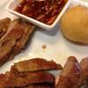 หมูย่างข้าวเหนียวทอด ที่ ร้านอาหาร พันโคม