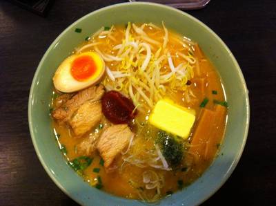 Miso Butter Ramen ที่ ร้านอาหาร Sendai Ramen Mokori สีลม