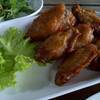 ปีกไก่ทอด ที่ ร้านอาหาร ไร่กล้วยคอหมูย่าง