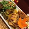 ปลาราชบุรีทอดมะเขือยาวผัด ที่ ร้านอาหาร พันโคม