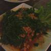 กระเพราไข่เยี่ยวม้า ที่ ร้านอาหาร Olive Keeper