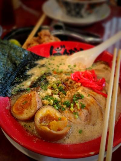 ทานอะไรแดงๆ รับตรุษจีน ที่ ร้านอาหาร Bankara Ramen