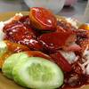 "ข้าวหมูแดงหมูกรอบ" ที่ ร้านอาหาร ข้าวมันไก่ เจ๊อ้วน