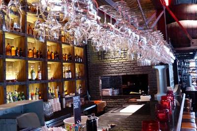 บรรยากาศตรงเค้าเตอร์ค่ะ ที่ ร้านอาหาร Wine I Love You Mega Bangna