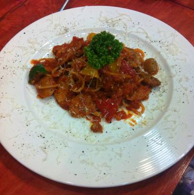 Sausage With Tomato ที่ ร้านอาหาร Scoma's Terminal 21