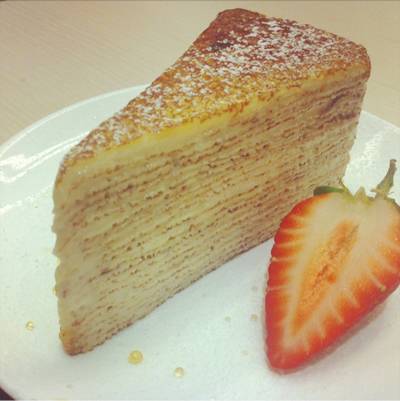 เครปเค้ก ที่ ร้านอาหาร After You Dessert Cafe Siam Paragon