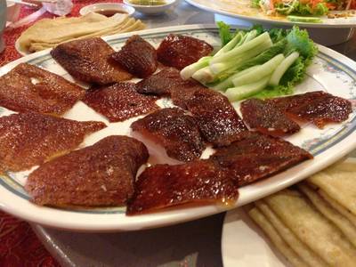 เป็ดปักกิ่ง ที่ ร้านอาหาร ภัตตาคารลีเหล่าหงี