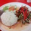 แซลมอลรมควันลุยสวน รสชาติเปรี้ยวนำ
 ที่ ร้านอาหาร สเต็กรอยยิ้ม บางบอน บางบอน