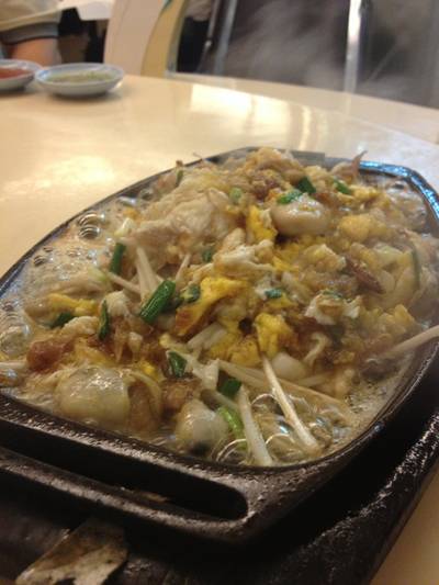 ออส่วนกะทะร้อน ที่ ร้านอาหาร ศรทองโภชนา พระราม 4