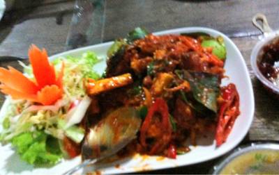 ผัดเผ็ดปลาช่อน ที่ ร้านอาหาร อิ่มปลาเผา ดอนเมือง ผัดเผ็ดปลาช่อน ที่ ร้านอาหาร อิ่มปลาเผา ดอนเมือง