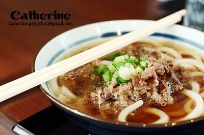 อุด้งเนื้อ ที่ ร้านอาหาร Marugame Seimen (มารุกาเมะ เซเมง) The Promenade