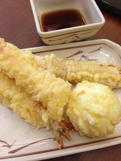 เทมปุระ ที่ ร้านอาหาร Marugame Seimen (มารุกาเมะ เซเมง) Future Park Rangsit