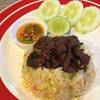 ข้าวผัดเนื้อเค็ม70บาท ที่ ร้านอาหาร Postcard Pub & Restaurant