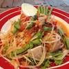 ส้มตำปูม้า120บาท ที่ ร้านอาหาร Postcard Pub & Restaurant