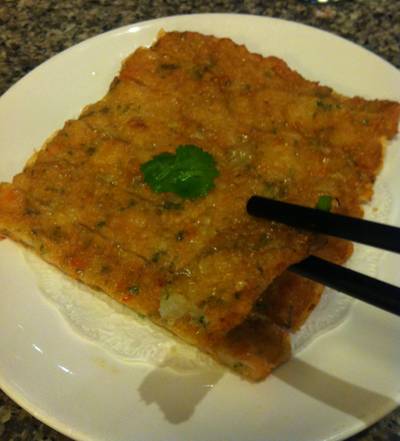 แพนเค้กกุ้งกรอบ ที่ ร้านอาหาร ติ่น ไท่ ฟง central world