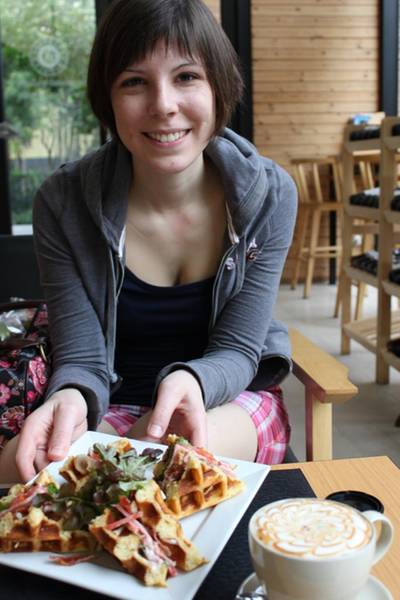The Issara Waffle <3 ที่ ร้านอาหาร Espresso Gallery