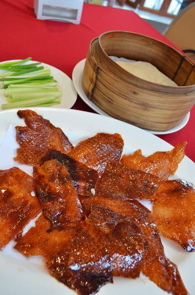 เป็ดปักกิ่ง  ที่ ร้านอาหาร อัน อัน เหลา