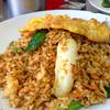 ข้าวผัดแดง(พริกแกง) ที่ ร้านอาหาร 108 ข้าวผัด