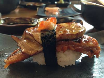 Foiegras Miso ที่ ร้านอาหาร Tororo Sushi