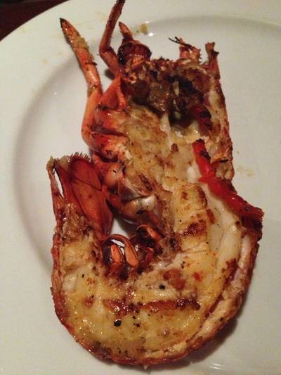 Lobster In Seafood Mix-Grill Plate ที่ ร้านอาหาร New York Steakhouse