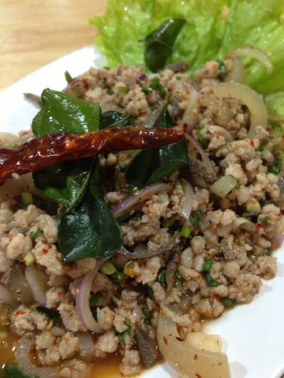 ลาบหมู ที่ ร้านอาหาร มุก เวียดนาม ลาดพร้าว-วังหิน 38
