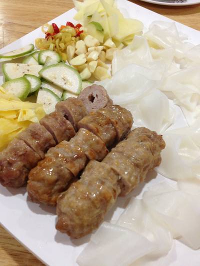 แหนมเนือง ที่ ร้านอาหาร มุก เวียดนาม ลาดพร้าว-วังหิน 38