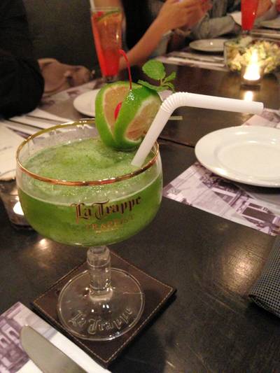 mojito mocktail ที่ ร้านอาหาร Burger Factory
