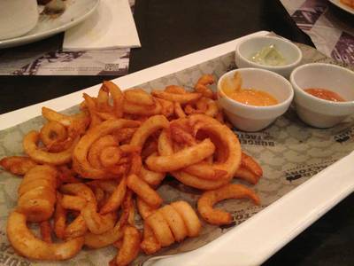 curry fried ที่ ร้านอาหาร Burger Factory