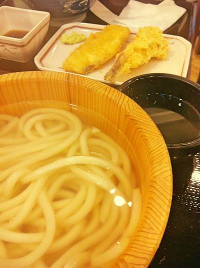 คามะอาเกะอูด้ง  ที่ ร้านอาหาร Marugame Seimen (มารุกาเมะ เซเมง) The Promenade