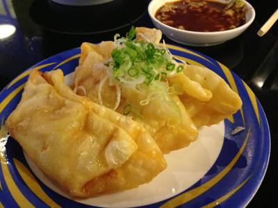 เกี๊ยวซ่า ที่ ร้านอาหาร Heiroku Sushi เซ็นทรัล พระราม 9