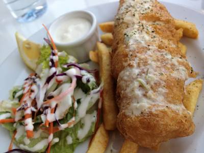Fish&chip ที่ ร้านอาหาร The Manhattan Fish Market Terminal 21