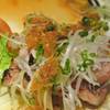 ต้นหอมกับไชเท้าฝอย บังหมูมิด ที่ ร้านอาหาร Ootoya Siam Discovery