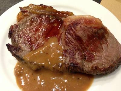 Gustoso-Australian Striploin เนื้อนุ่มมาก ที่ ร้านอาหาร Gustoso Tasty Italian Restaurant