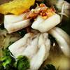 ก๋วยเตี๋ยวปลา เนื้อปลาสดมาก ที่ ร้านอาหาร ศิริวรรณหอยทอด