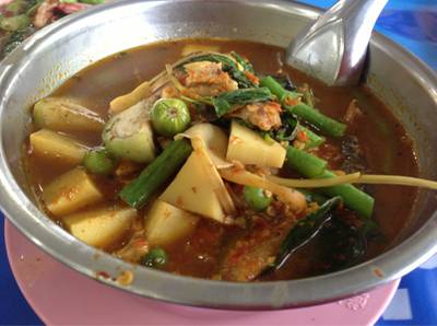 แกงป่าปลาดุกย่าง !! ที่ ร้านอาหาร แกงป่าศรีย่าน