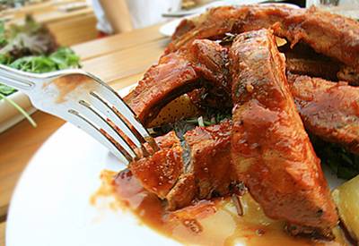 original spare ribs ที่ ร้านอาหาร Chocolate Ville